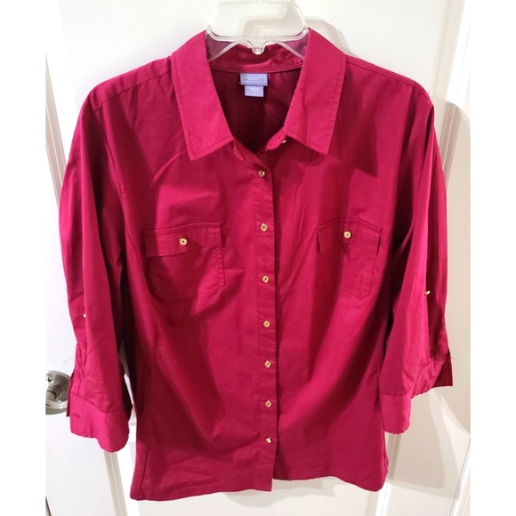 Laura Scott Tops - EUC 2X Laura Scott Button Down Shirt
